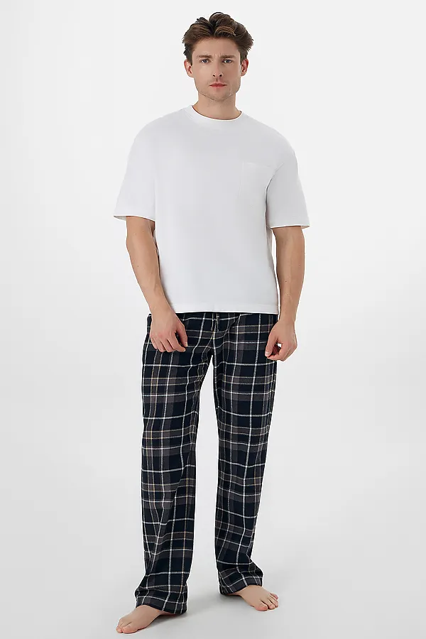 Брюки MARK FORMELLE, клетка черная - фото 2