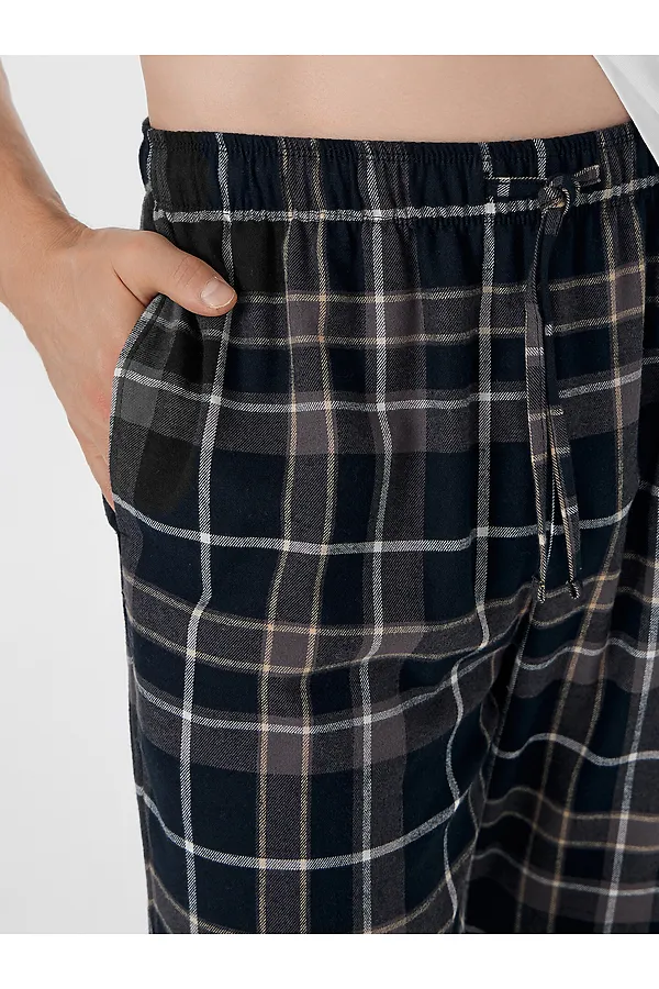 Брюки MARK FORMELLE, клетка черная - фото 2