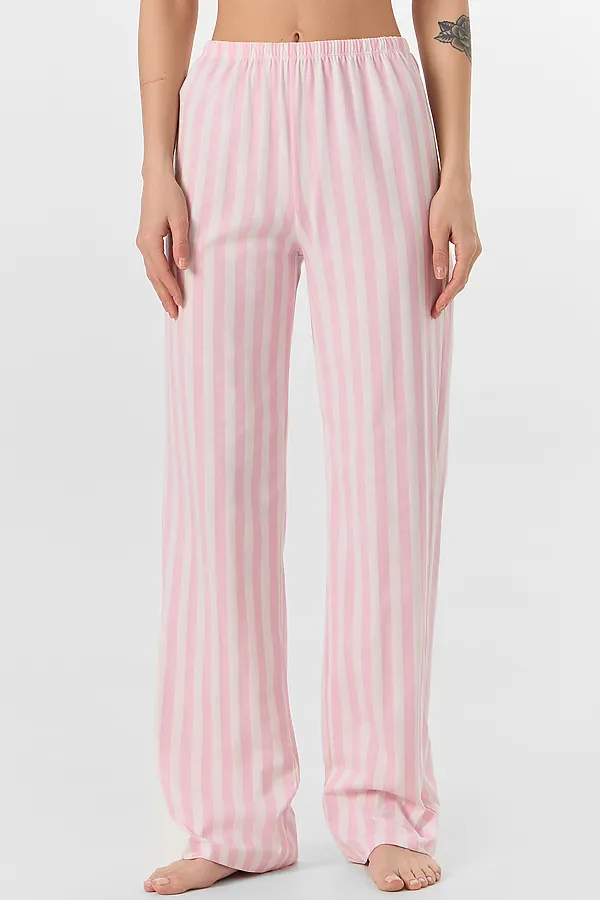 Пижама MARK FORMELLE, белый +розовая полоска - фото 2