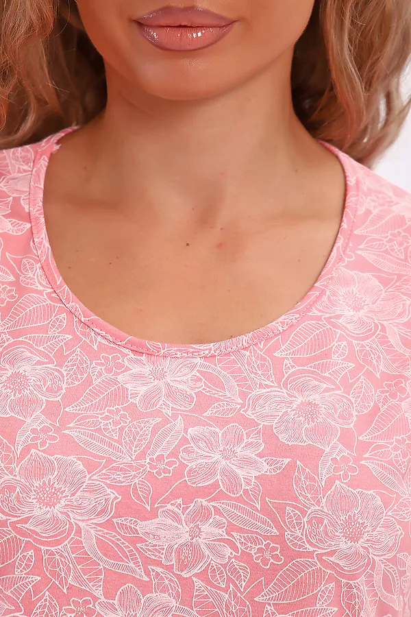 Сорочка 30142 НАТАЛИ, розовый - фото 2