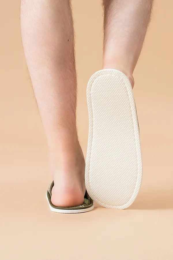 Тапки МТП НАТАЛИ, косички/зеленый - фото 2