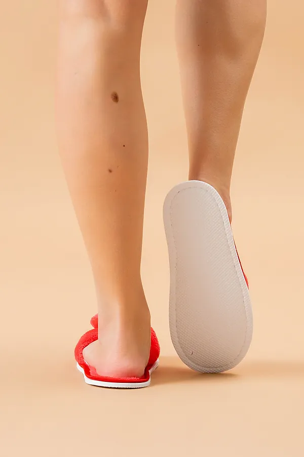 Тапки ЖВБ НАТАЛИ, алый/закат - фото 2