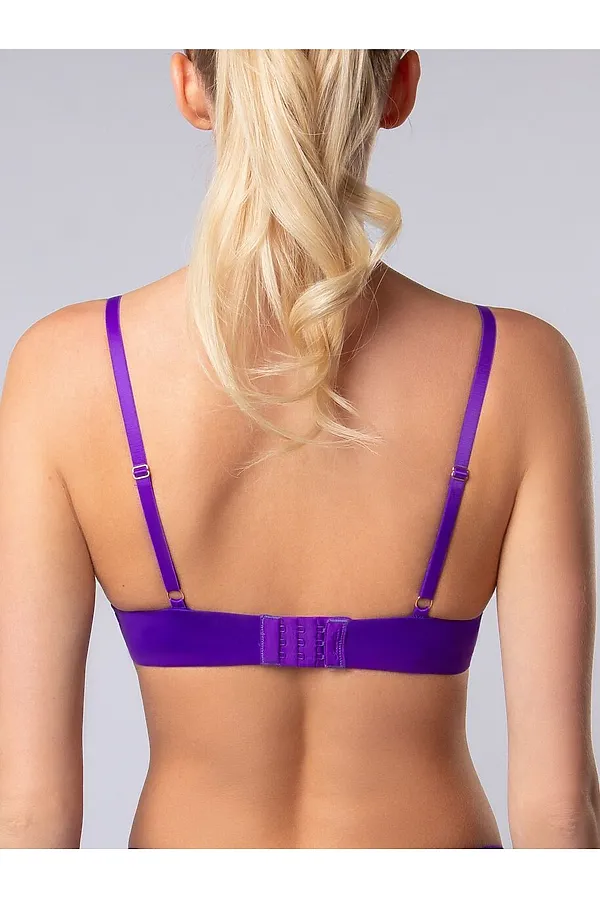 Комплект (Бюстгальтер+Трусы, 2 шт.) INDEFINI, фиолетовый - фото 2