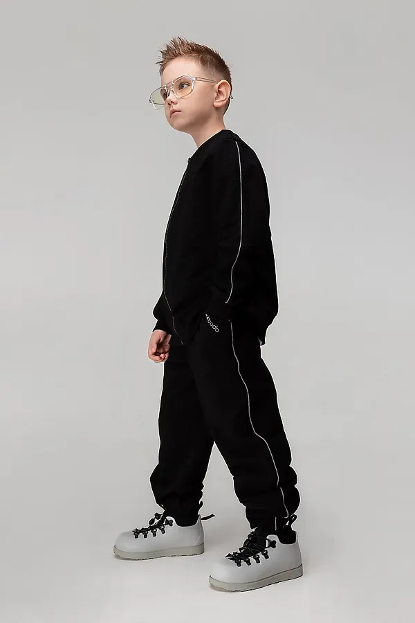 Костюм (Толстовка+Брюки) BODO, черный - фото 2