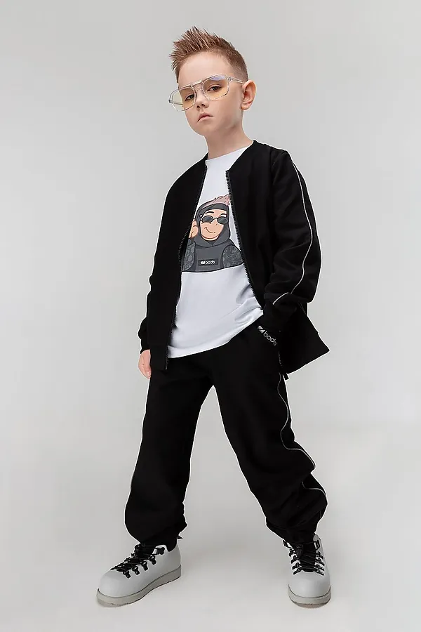 Костюм (Толстовка+Брюки) BODO, черный - фото 2