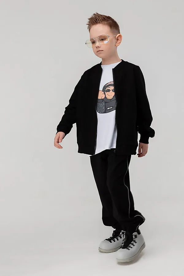 Костюм (Толстовка+Брюки) BODO, черный - фото 2