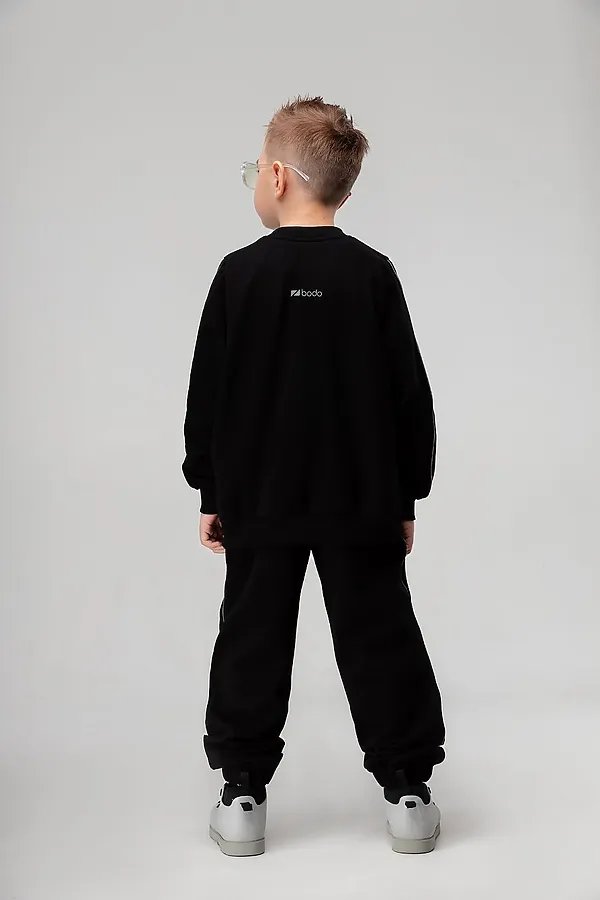 Костюм (Толстовка+Брюки) BODO, черный - фото 2