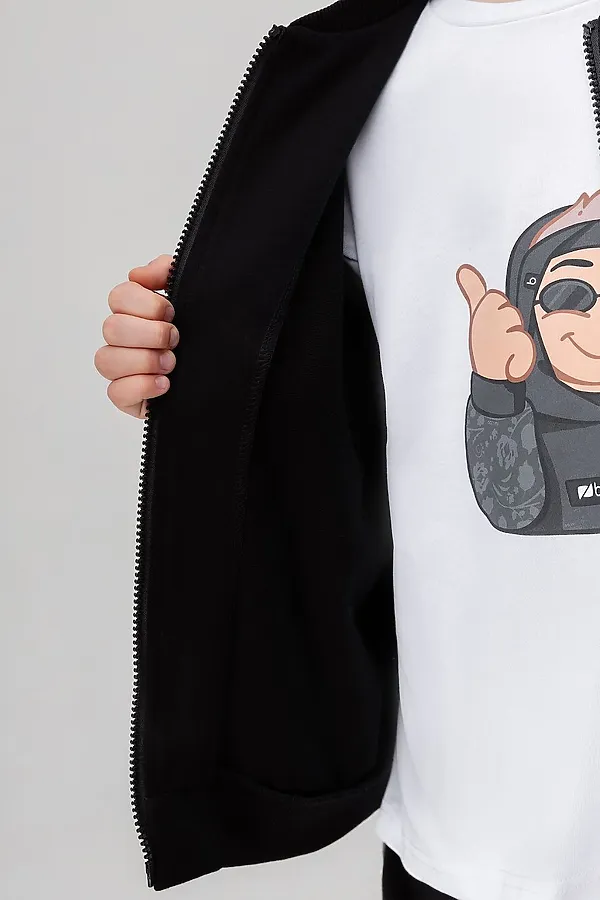 Костюм (Толстовка+Брюки) BODO, черный - фото 2