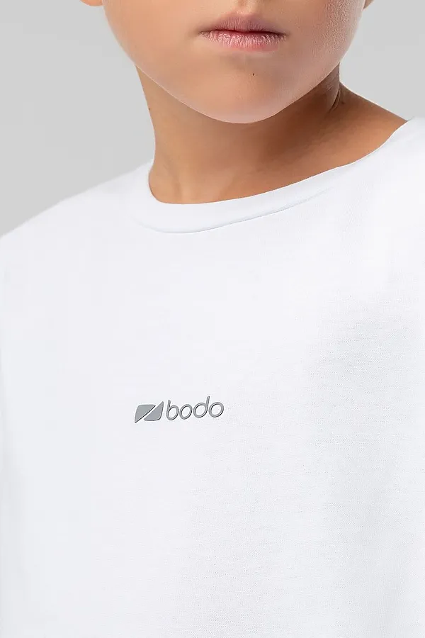 Футболка BODO, белый (темно-серый) - фото 2