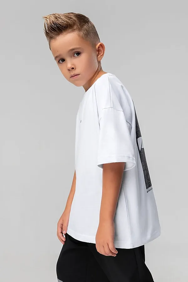 Футболка BODO, белый (темно-серый) - фото 2