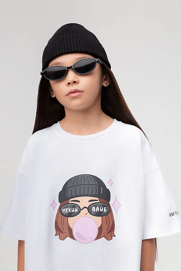 Футболка BODO, белый (мультиколор) - фото 2