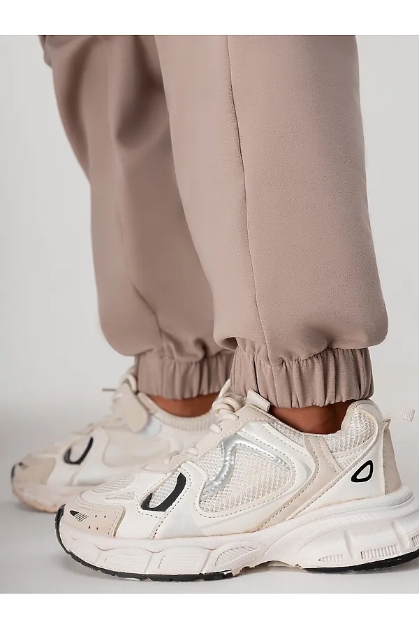 Костюм (Свитшот+Брюки) BODO, серо-бежевый - фото 2