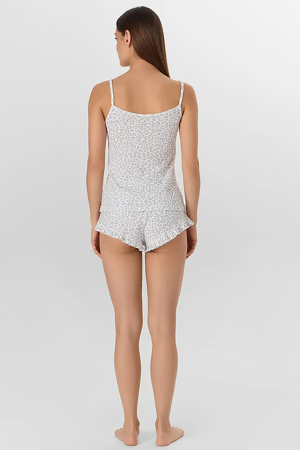 Пижама MARK FORMELLE, леопард на белом - фото 2