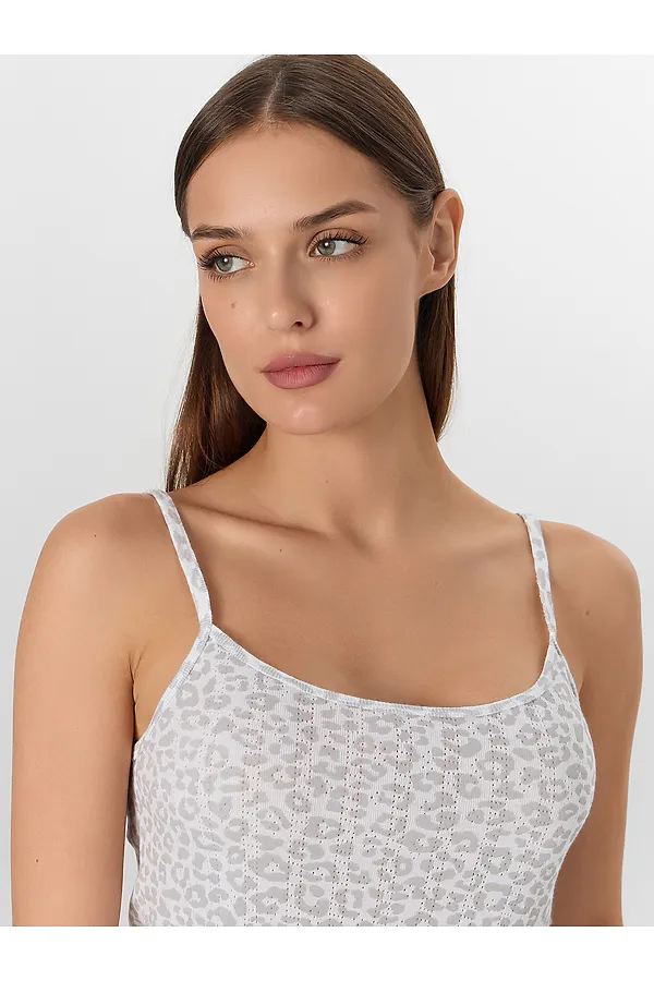 Пижама MARK FORMELLE, леопард на белом - фото 2