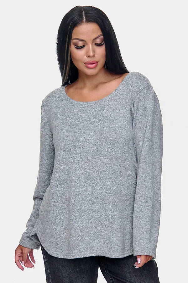 Джемпер Алла НАТАЛИ, серый - фото 2