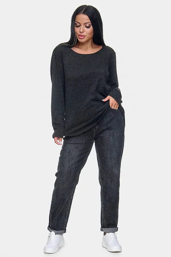 Джемпер Алла НАТАЛИ, черный - фото 2