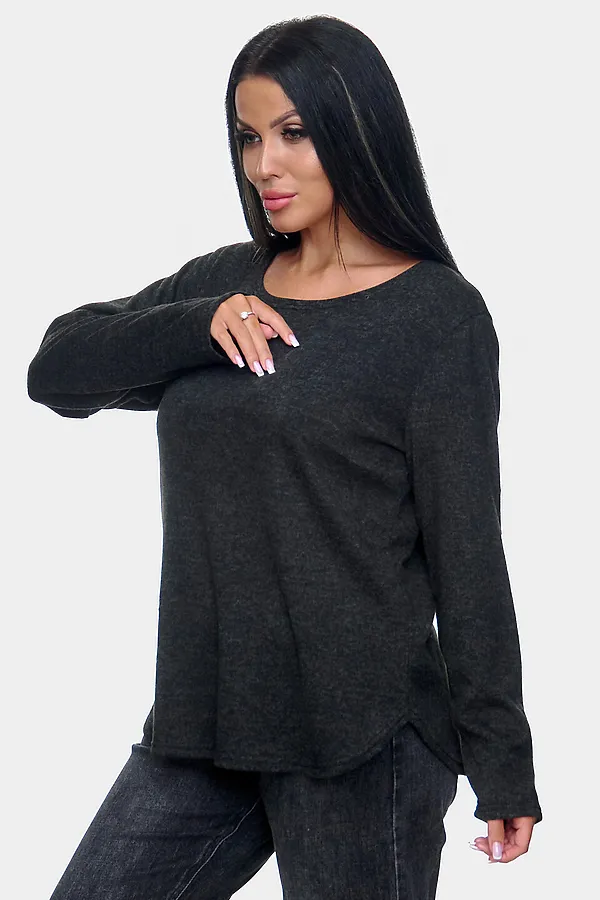 Джемпер Алла НАТАЛИ, черный - фото 2