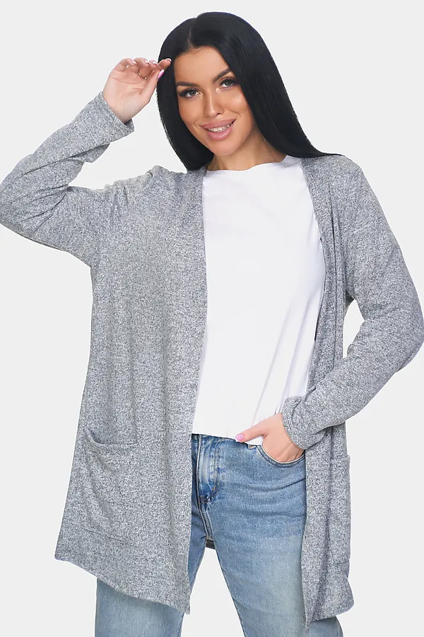 Кардиган Софи НАТАЛИ, серый - фото 2