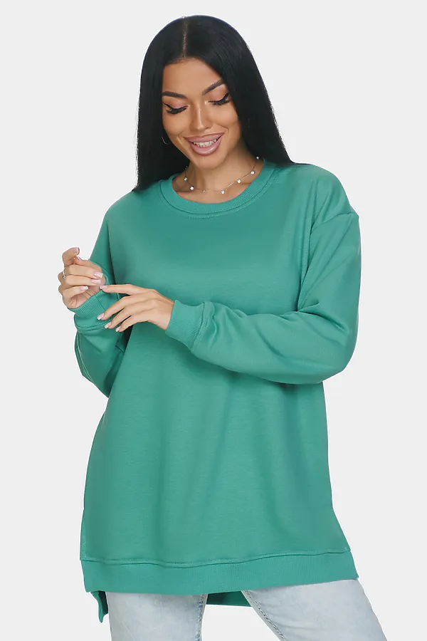 Свитшот Ева НАТАЛИ, зеленый - фото 2