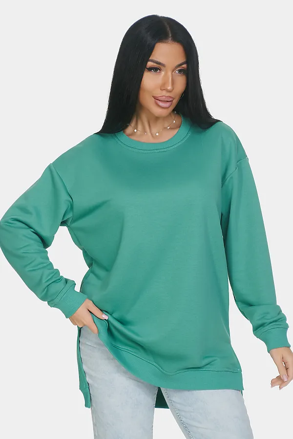 Свитшот Ева НАТАЛИ, зеленый - фото 2