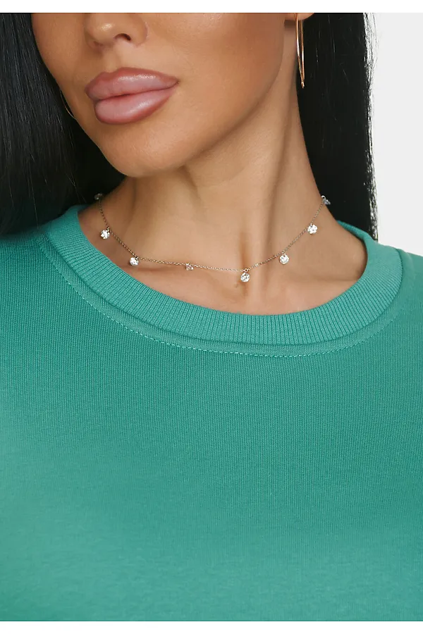 Свитшот Ева НАТАЛИ, зеленый - фото 2