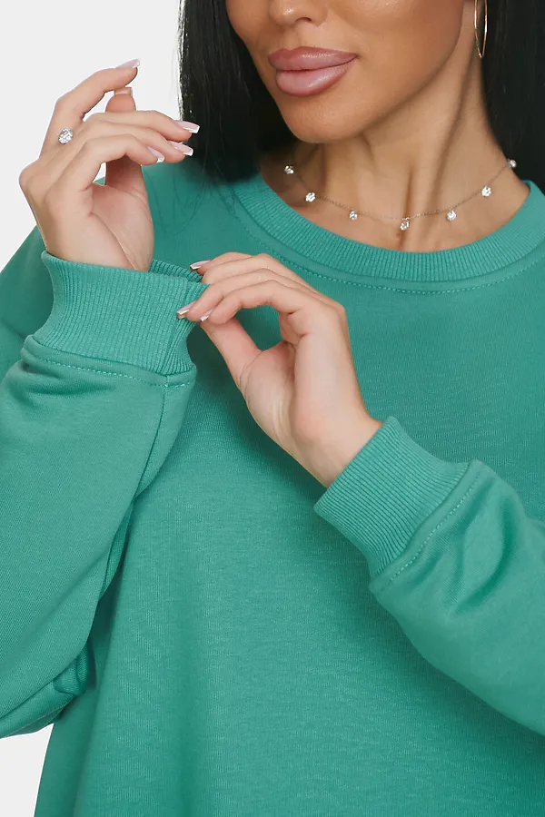 Свитшот Ева НАТАЛИ, зеленый - фото 2