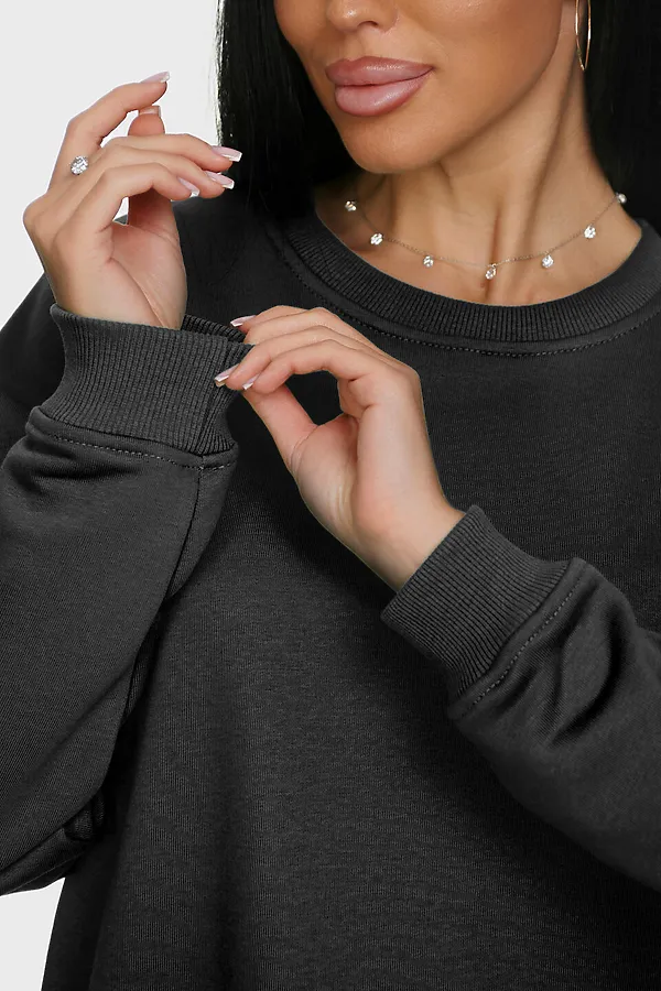 Свитшот Ева НАТАЛИ, черный - фото 2