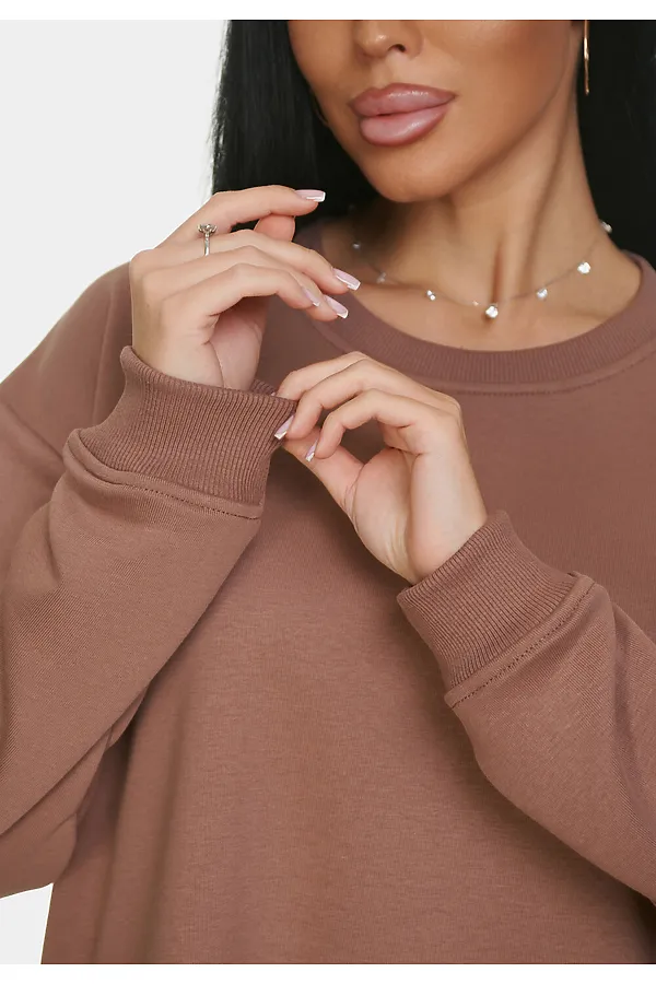 Свитшот Ева НАТАЛИ, какао - фото 2