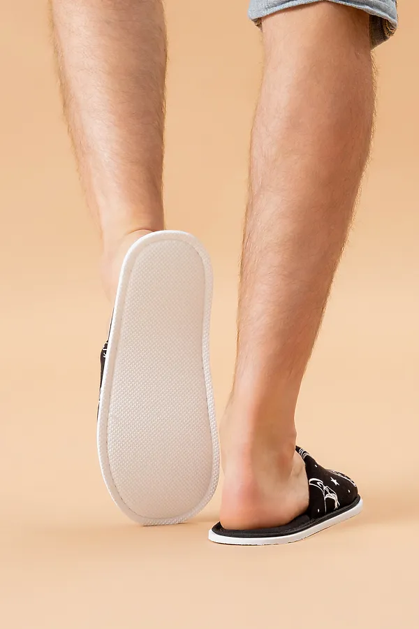 Тапки ММ НАТАЛИ, космос/черный - фото 2