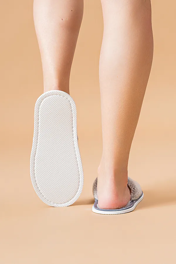 Тапки МВТ НАТАЛИ, квадрат/серый - фото 2