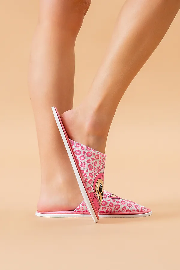 Тапки ДМ(д-пч) НАТАЛИ, розовый+лабубу - фото 2