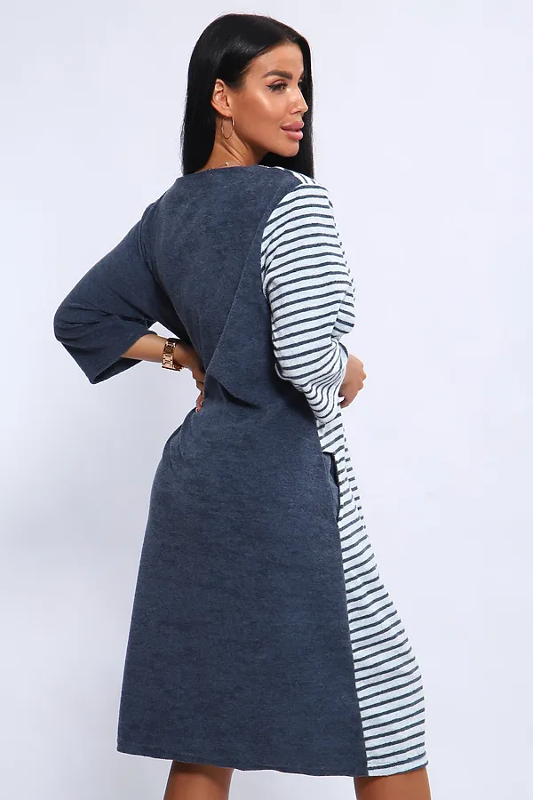 Халат 207 ИРИНА НАТАЛИ, синий - фото 2