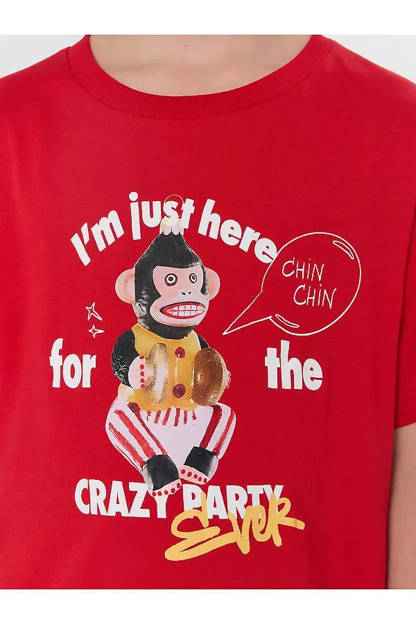 Футболка MARK FORMELLE, бордо +печать2 - фото 2