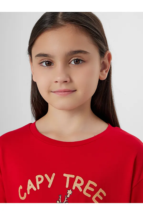 Сорочка ночная MARK FORMELLE, спелая вишня +печать - фото 2