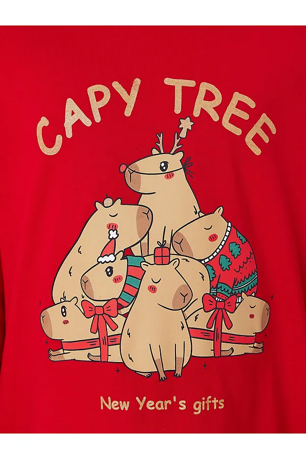 Сорочка ночная MARK FORMELLE, спелая вишня +печать - фото 2