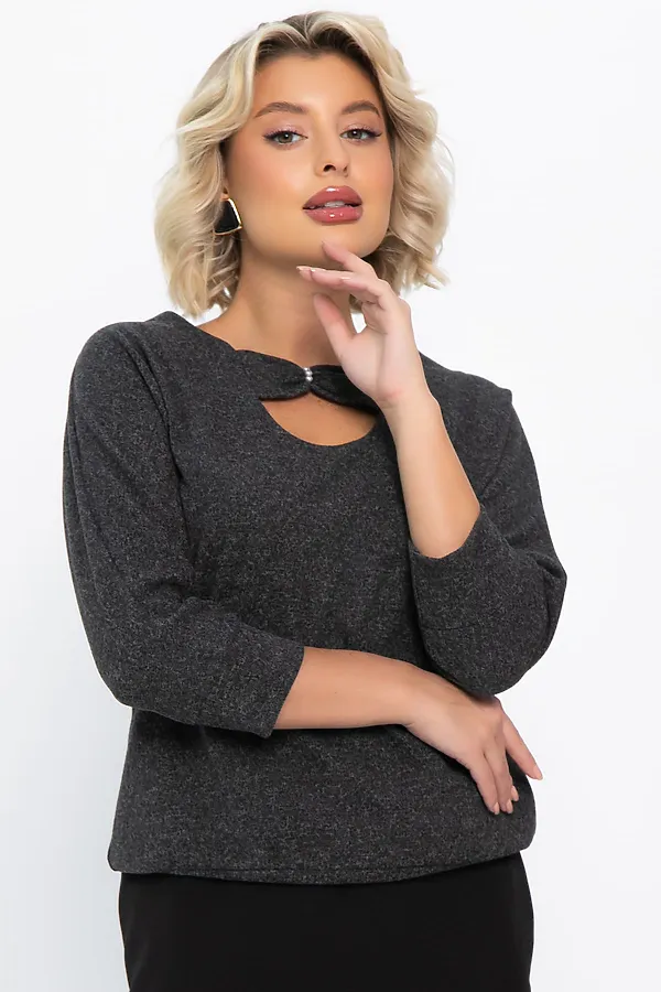 Джемпер LADY TAIGA, темно-серый - фото 2