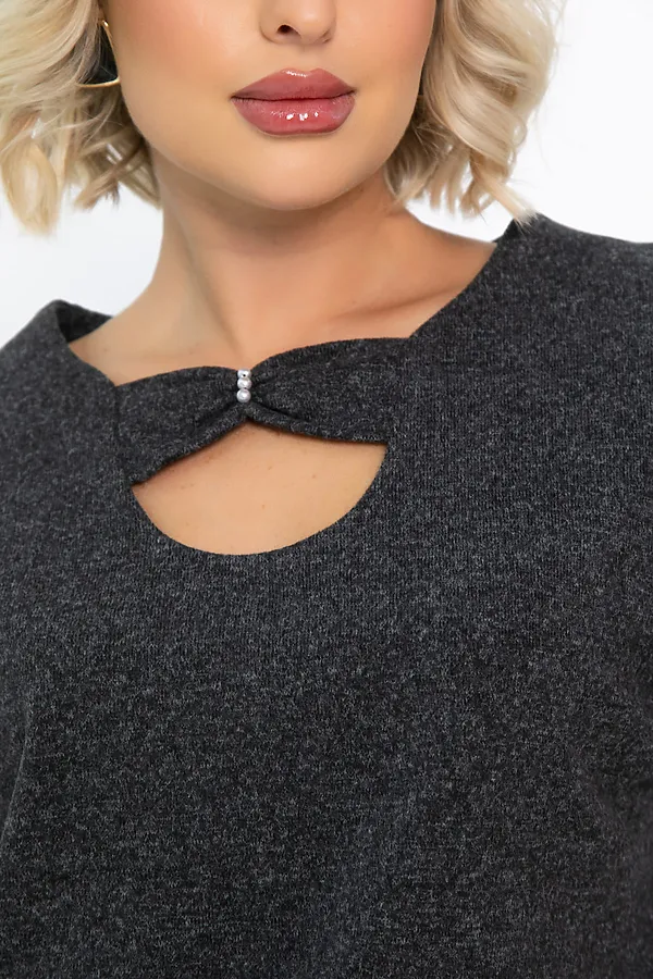 Джемпер LADY TAIGA, темно-серый - фото 2