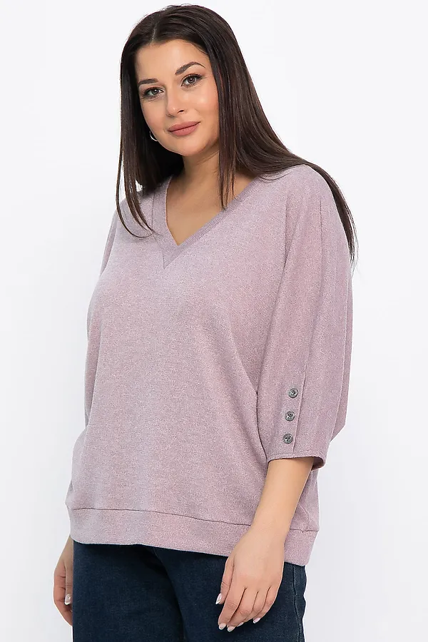 Блуза LADY TAIGA, сиреневая - фото 2
