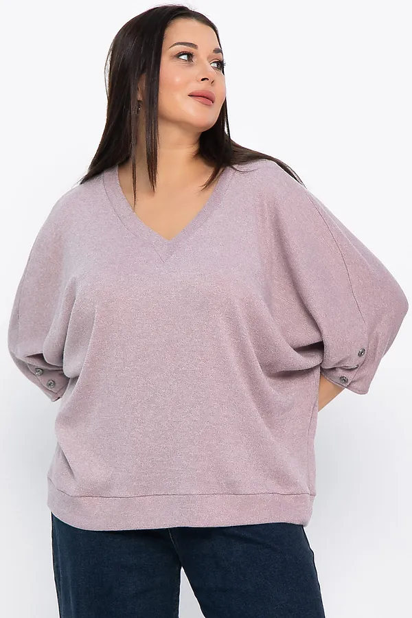 Блуза LADY TAIGA, сиреневая - фото 2