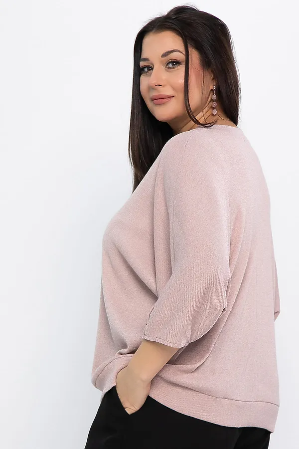 Блуза LADY TAIGA, пудровая - фото 2