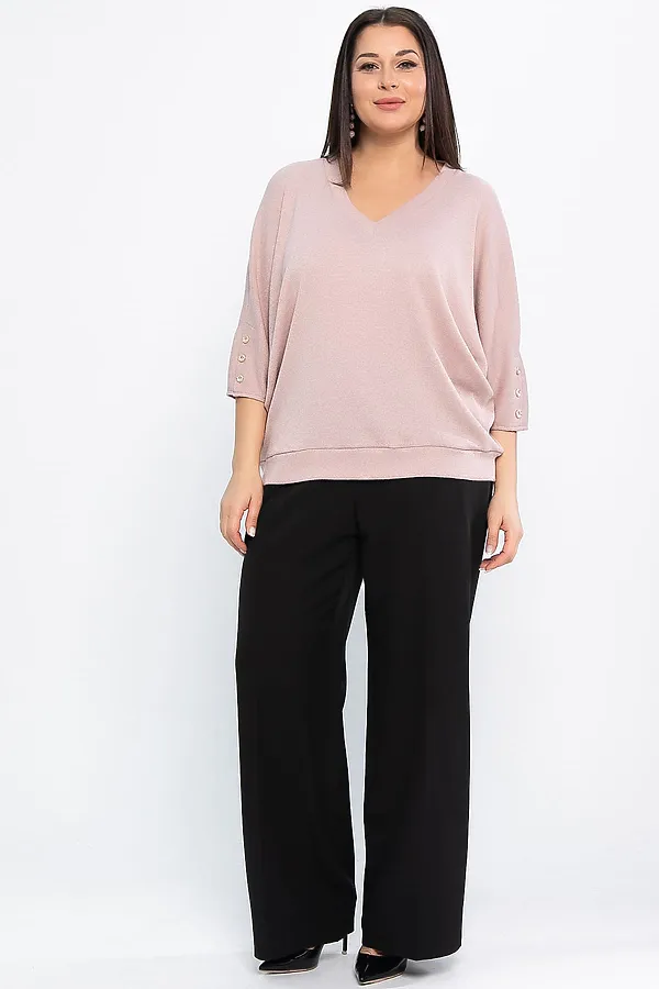 Блуза LADY TAIGA, пудровая - фото 2