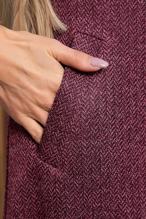 Платье LADY TAIGA, бордовое - фото 2