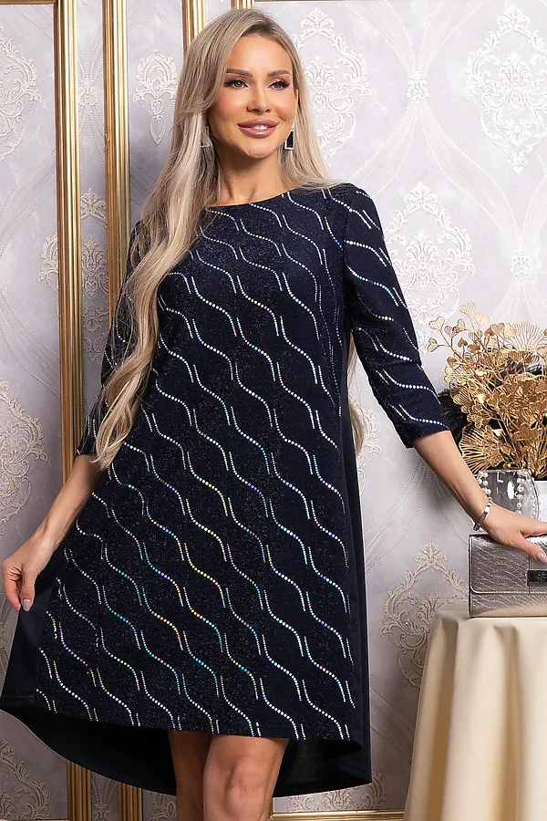 Платье LADY TAIGA, синее - фото 2