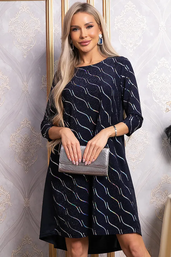 Платье LADY TAIGA, синее - фото 2