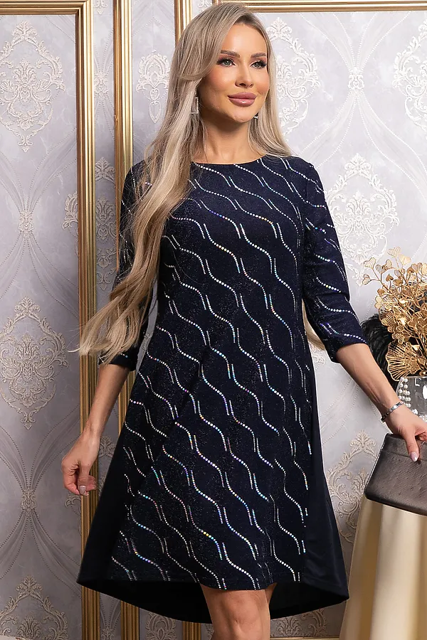 Платье LADY TAIGA, синее - фото 2