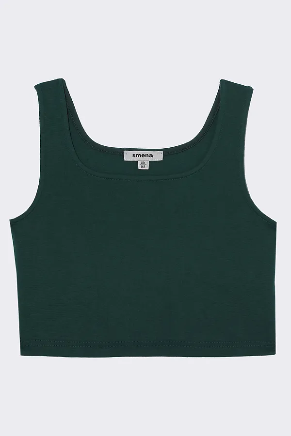 Топ SMENA, темно-зеленый - фото 2