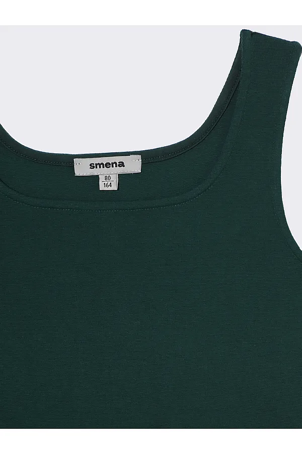 Топ SMENA, темно-зеленый - фото 2
