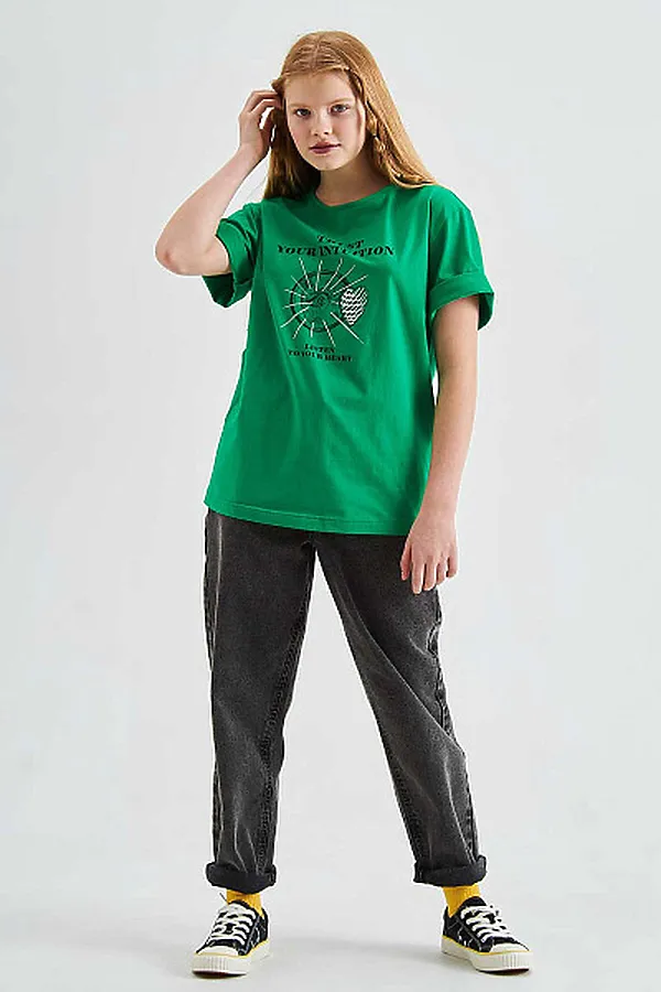 Футболка SMENA, зеленый - фото 2