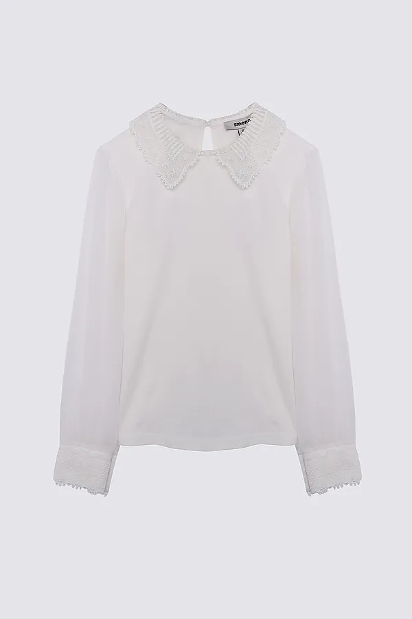 Блуза SMENA, молочный - фото 2