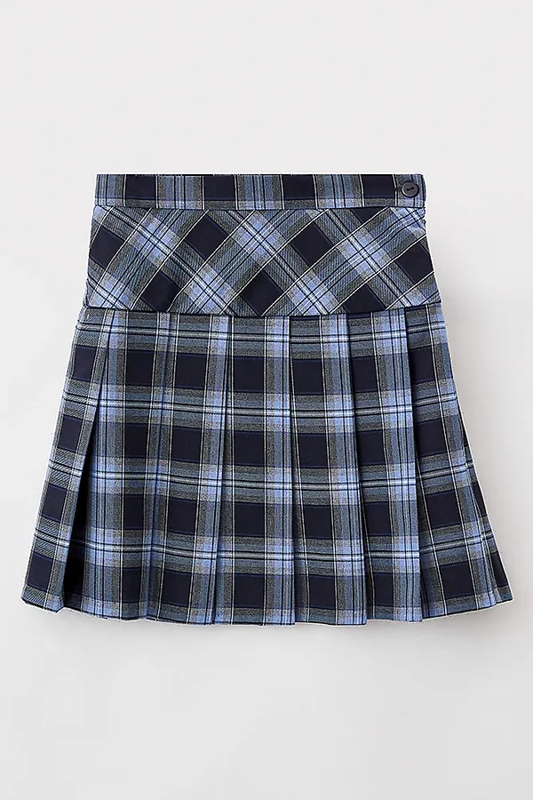 Юбка SMENA, сине-серая клетка - фото 2